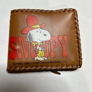 Vintage 1965 Peanuts SNOOPY Cowboy Children's Wallet